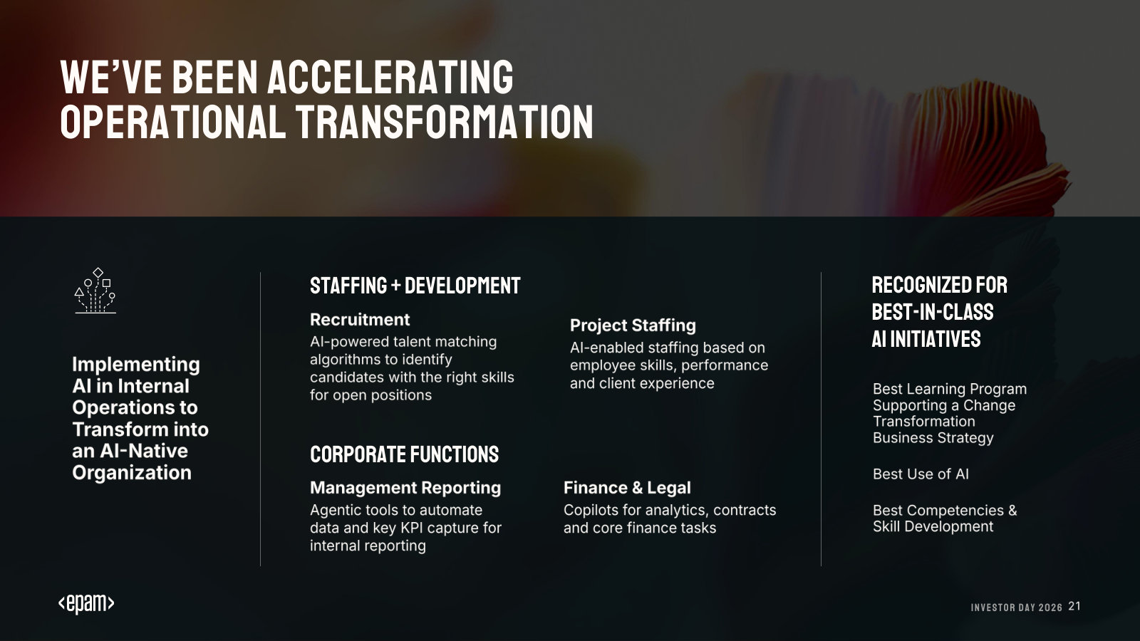 'Client Zero' — how EPAM is rebuilding its own operations with AI before selling the same to clients.